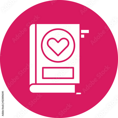 Book icon single vector illustration
