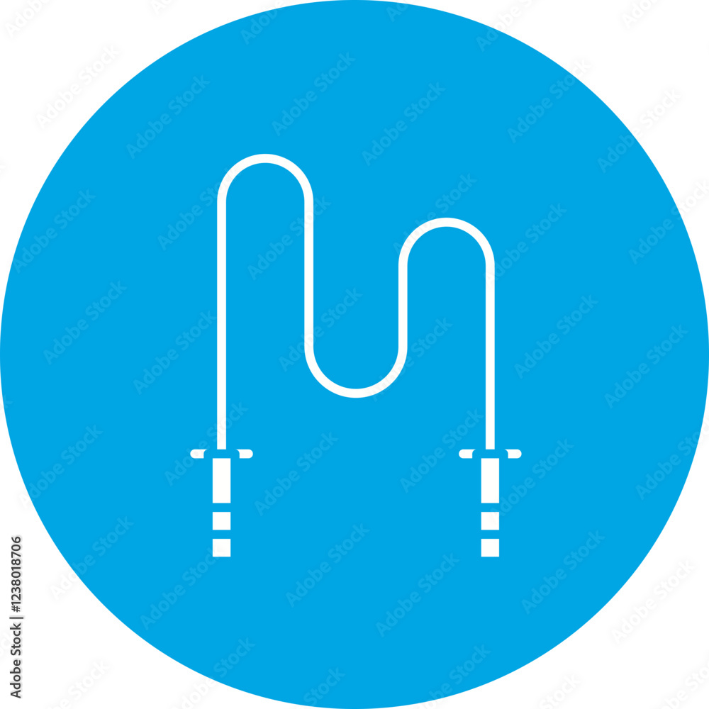 Jumping Rope icon single vector illustration Jumping Rope icon single vector illustration