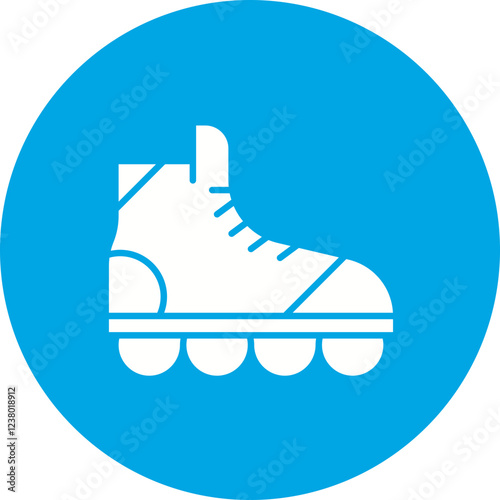 Roller Skate icon single vector illustration