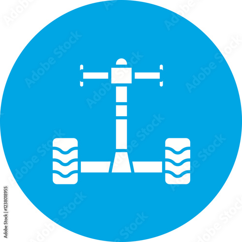 Segway icon single vector illustration