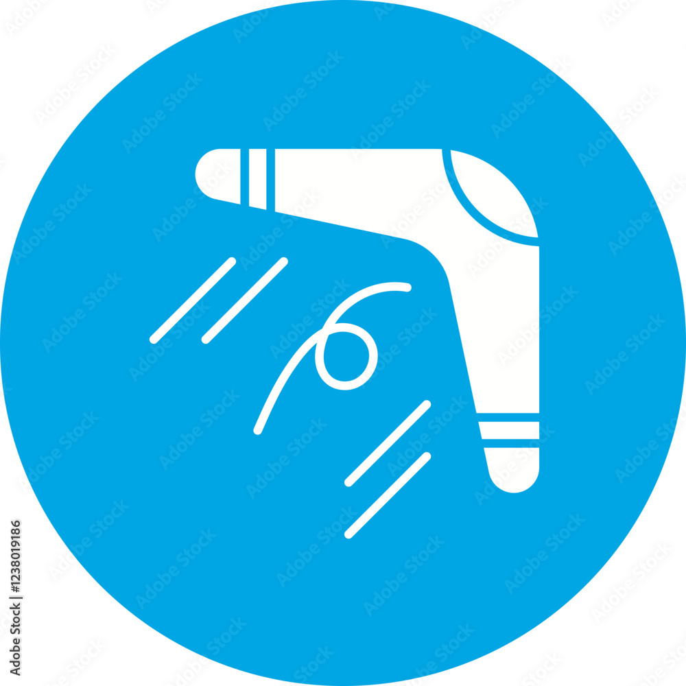 Boomerang icon single vector illustration Boomerang icon single vector illustration