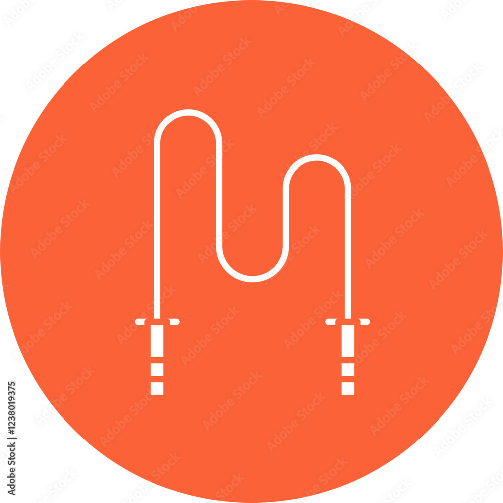 Jumping Rope icon single vector illustration Jumping Rope icon single vector illustration