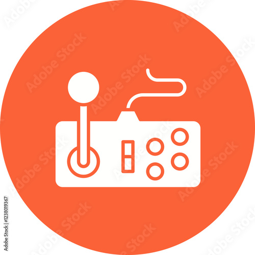 Joystick icon single vector illustration