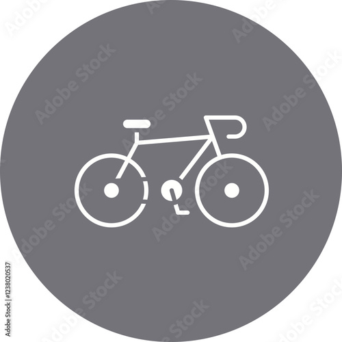 Bycicle icon single vector illustration