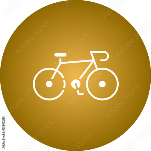 Bycicle icon single vector illustration