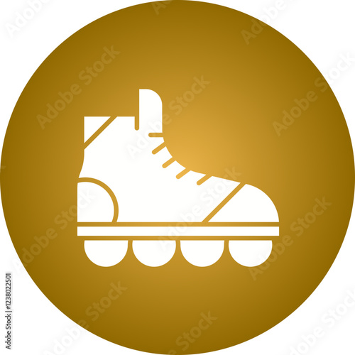 Roller Skate icon single vector illustration