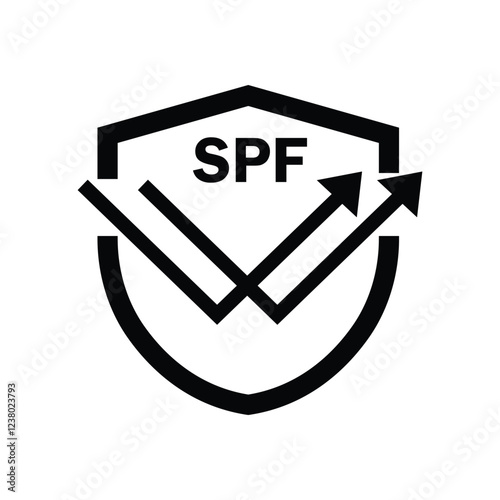 Shield icon with "SPF" text and a sun symbol.