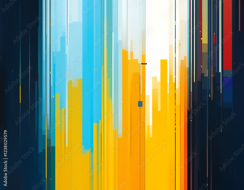 Obraz premium abstract glitch background