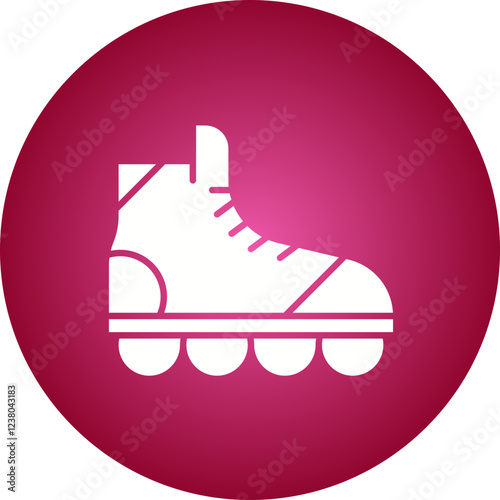 Roller Skate icon single vector illustration