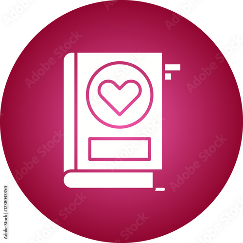 Book icon single vector illustration