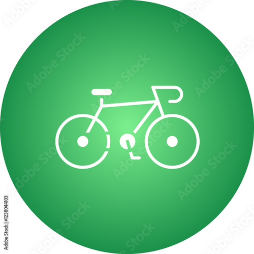 Bycicle icon single vector illustration
