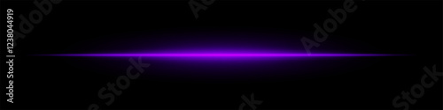 A vibrant purple light streak glows against a dark black background, creating a futuristic and high-tech abstract visual effect.