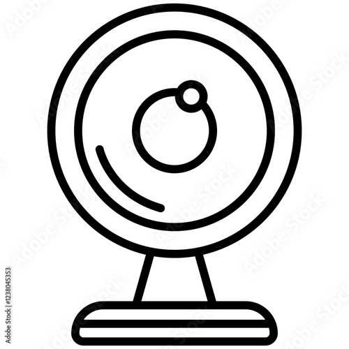 Webcam Line Icon Style