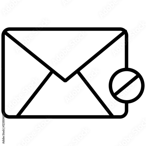Spam Line Icon Style