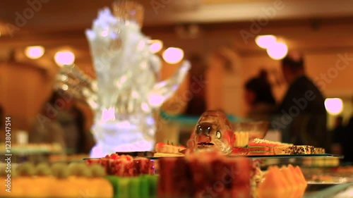Specially prepared food in a restaurant.