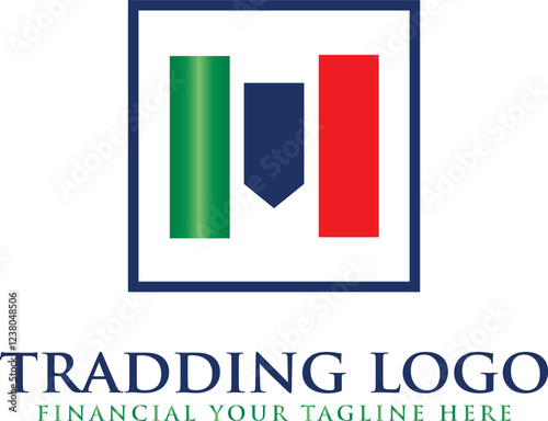 Marketing or Trade logo for your business vector logo design
