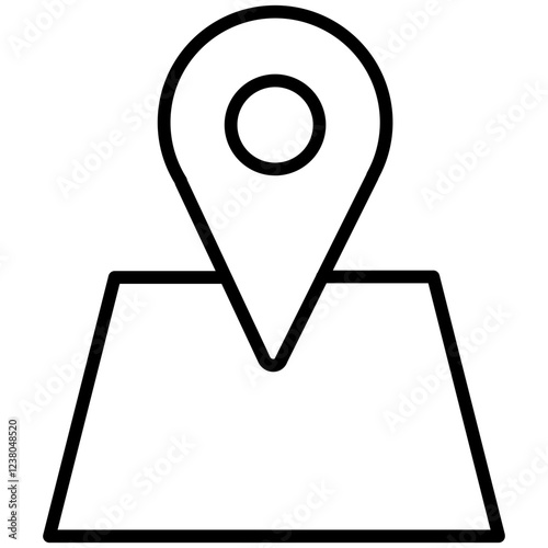 Location Line Icon Style