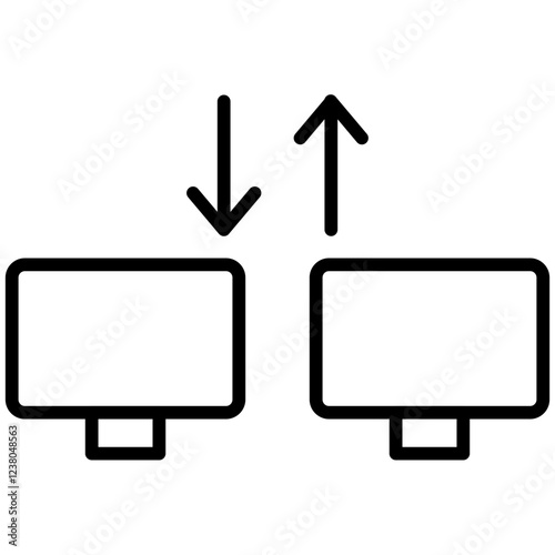 Pairing Line Icon Style