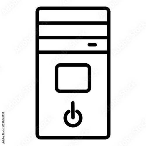 CPU Line Icon Style