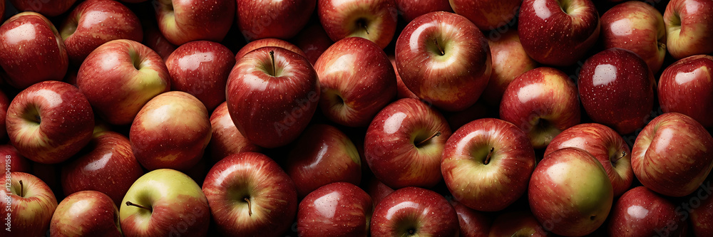 Delicious-Looking Red Apples, Minimalism, Poster Photo Taken In A Studio. simplicity Background. Delicious-Looking Red Apples, Minimalism, Poster Photo Taken In A Studio. simplicity Background.
