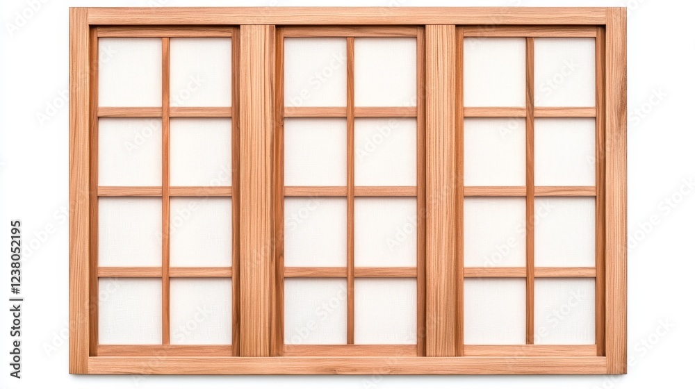 Traditional Wooden Lattice Door with Elegant Texture in Japanese Style Traditional Wooden Lattice Door with Elegant Texture in Japanese Style