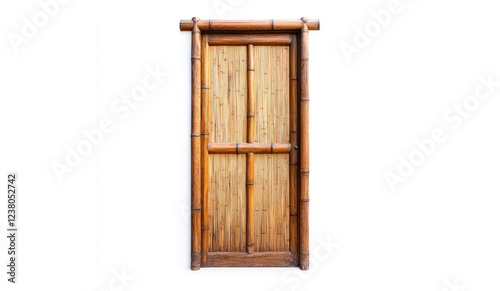 Minimalist Wooden Sliding Door with Natural Texture and Simple Design