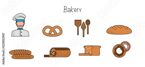 Bakery Icon Set