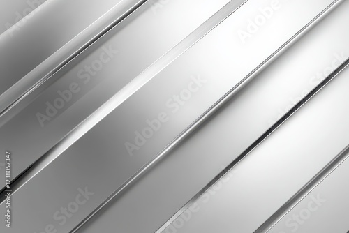 Dynamic silver and white gradient stripes abstract art digital background sleek aesthetic modern design