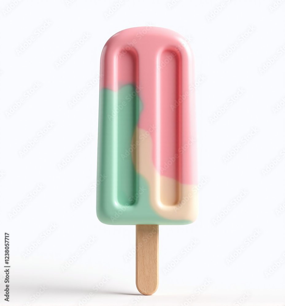 Playful 3D Ice Cream with Toppings, Sweet and Fun Treat for Children
Playful 3D Ice Cream with Toppings, Sweet and Fun Treat for Children