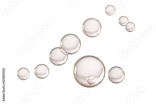 Shiny soap bubbles