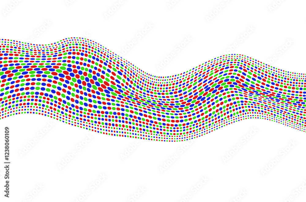 Fototapeta premium Wavy band