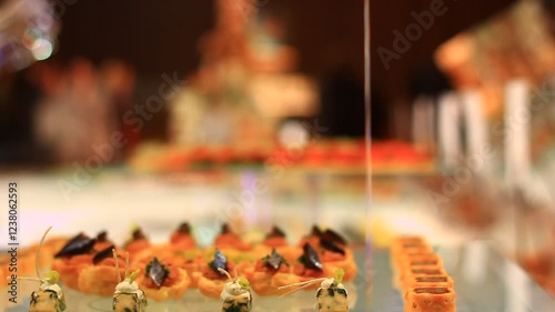 Specially prepared food in a restaurant.