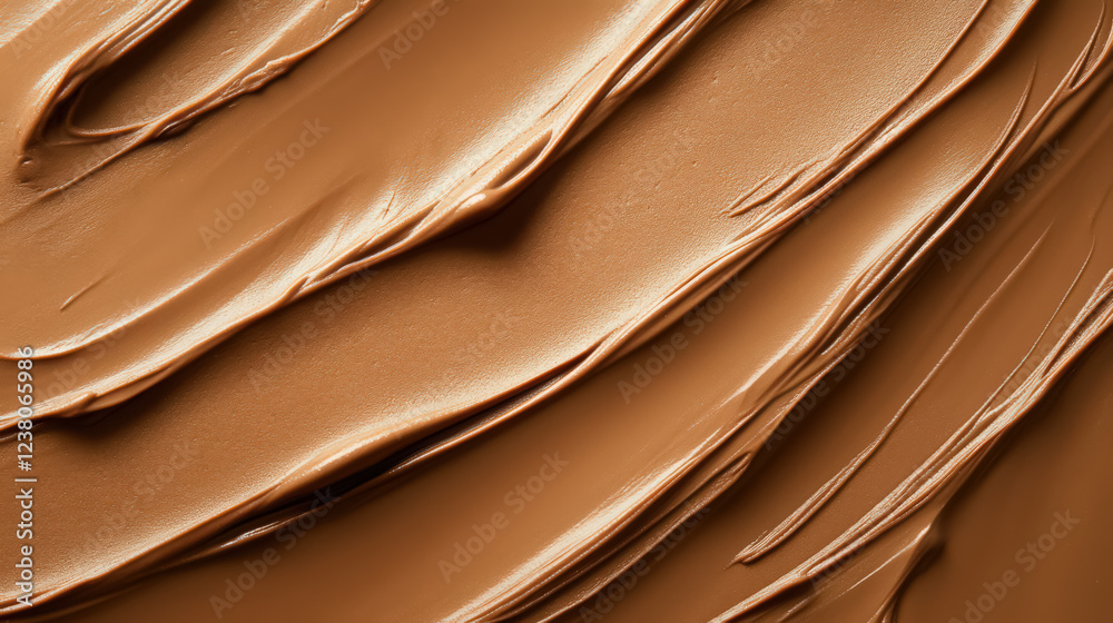 Obraz premium A solid Mocha Mousse background with a faint shadow cast diagonally across it