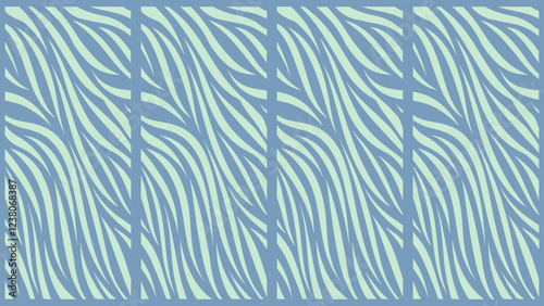 Zebra stripes seamless pattern. Vector illustration. Zebra print.
