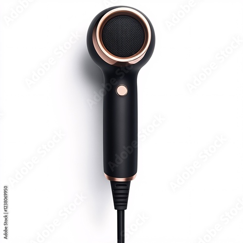 microphone on white background