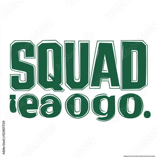 A green and white graphic shows a creative digital asset reading 