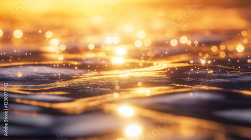 gold light background