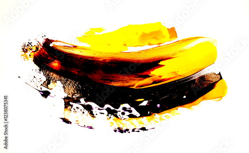 Abstract modern art, acrylic painting.