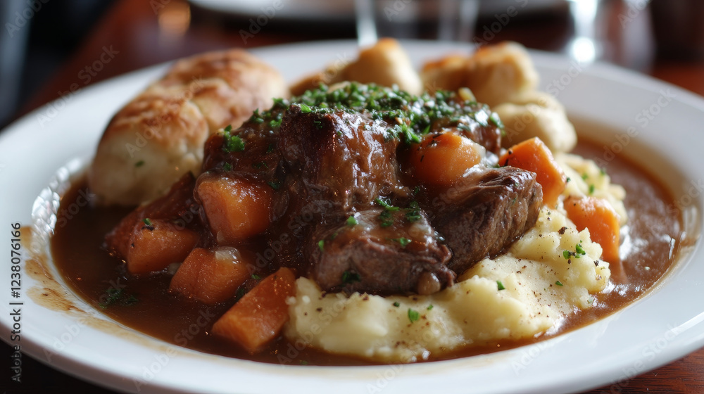 Irish cuisine vector dishes of meat, fish and vegetable food. Irish stews with beef, lamb and rabbit, potato pancakes and mashed colcannon, raisins bread, cabbage salad and cupcakes frame border Irish cuisine vector dishes of meat, fish and vegetable food. Irish stews with beef, lamb and rabbit, potato pancakes and mashed colcannon, raisins bread, cabbage salad and cupcakes frame border