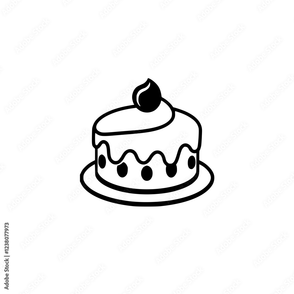 A delightful image of a cake, perfect for celebrating special moments. This mouth-watering dessert is adorned with creamy icing and a luscious cherry on top. A delightful image of a cake, perfect for celebrating special moments. This mouth-watering dessert is adorned with creamy icing and a luscious cherry on top.