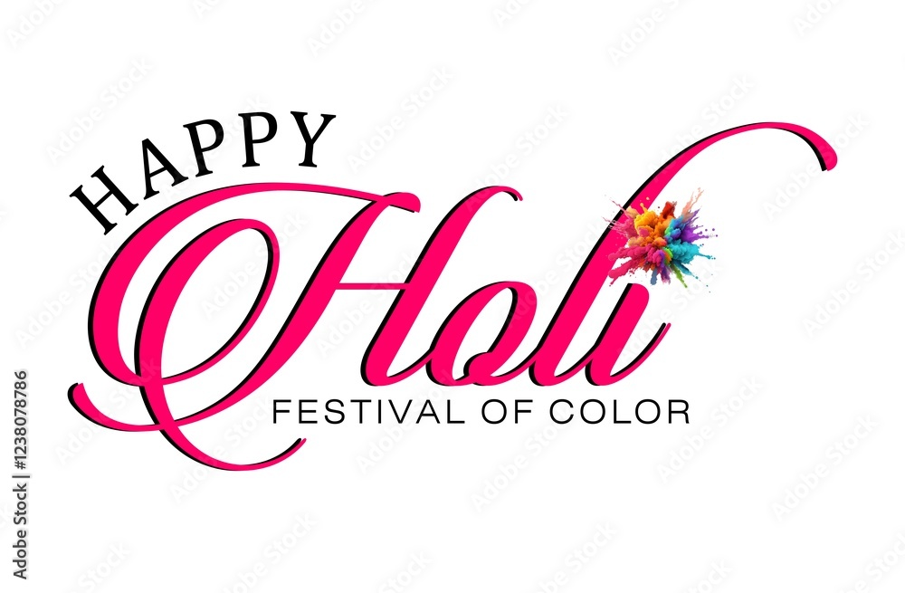 Obraz premium Happy Holi, Holi 