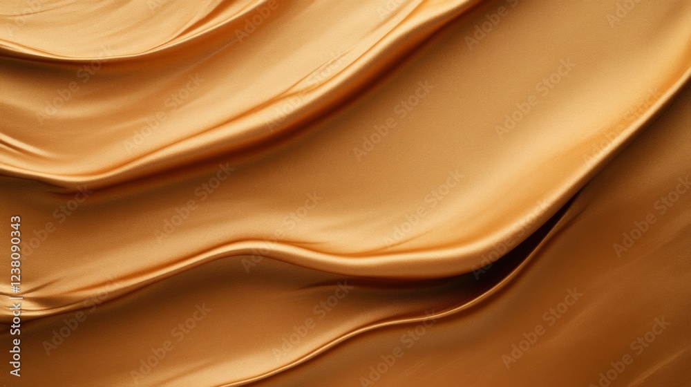 Fototapeta premium Luxe Gold Satin Textures for Holiday Branding Opulent Decorative Detail in Neutral Palette - Elevate Gift Presentation and Marketing Aesthetics in Premium Retail Displays