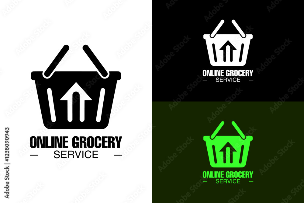 grocery basket with an upload arrow, abstract, silhouette, superstore, supermarket, mart, delivery service, online grocery, farmers market, butcher market, vector, logo grocery basket with an upload arrow, abstract, silhouette, superstore, supermarket, mart, delivery service, online grocery, farmers market, butcher market, vector, logo