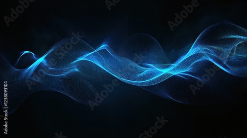 Abstract Blue Wave