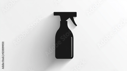 Wallpaper Mural Spray bottle icon, cleaning, white background, shadow, hygiene Torontodigital.ca