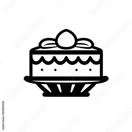 A delectable cake, a delightful dessert, sweet and delicious, perfect for any celebration. This image showcases a mouthwatering pastry, ideal for food blogs and culinary websites.