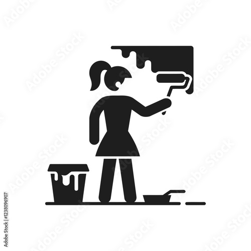 Wall Painting Work Icon