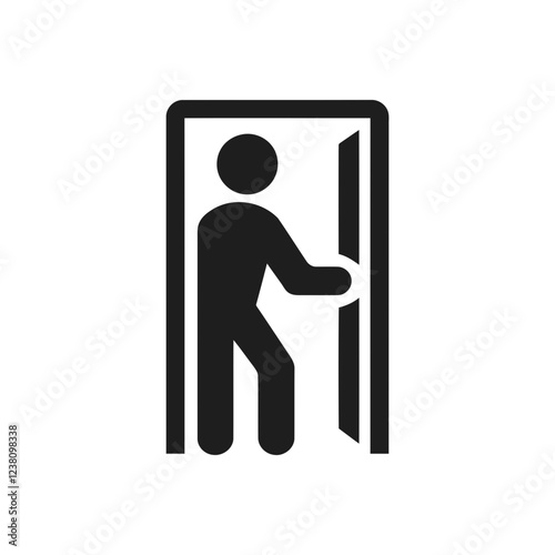 Leaving Door Icon