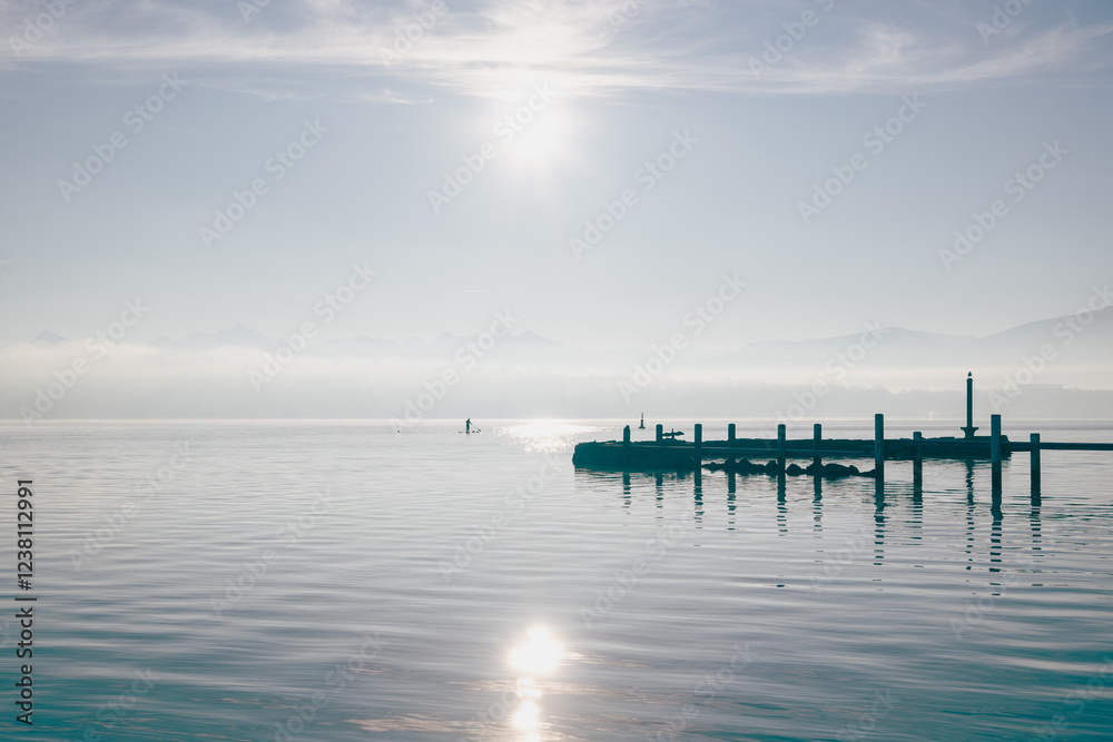 Obraz premium Un Matin de Silence et d’Eau