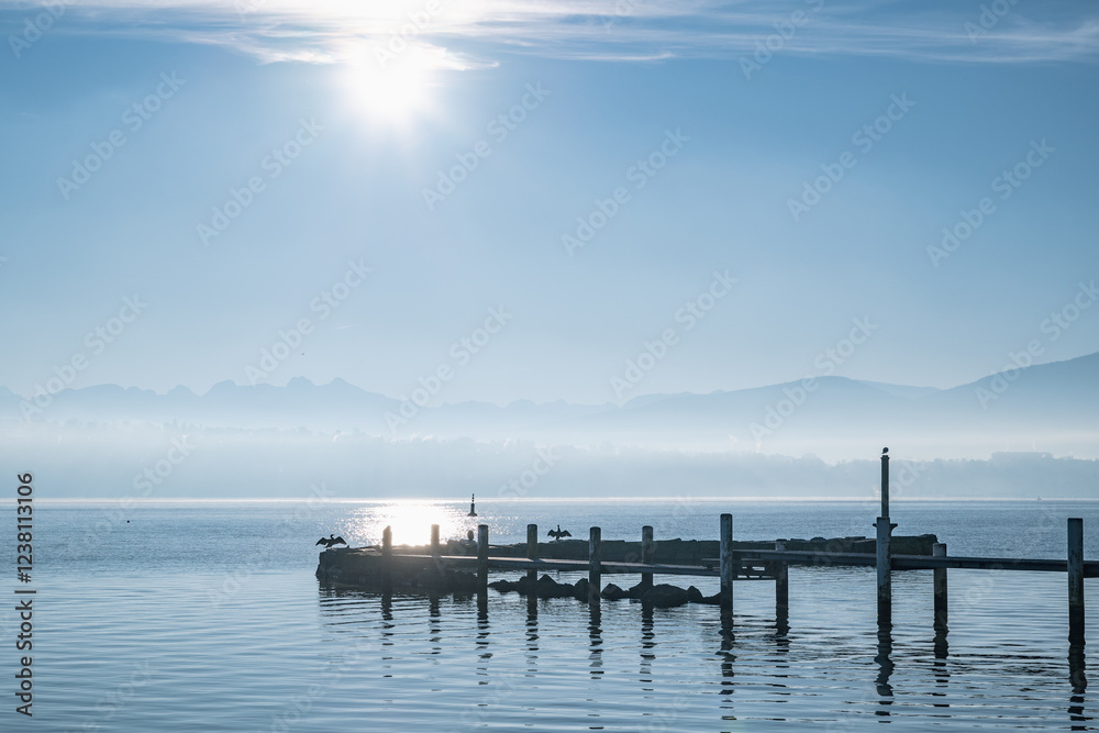 Obraz premium Un Matin de Silence et d’Eau